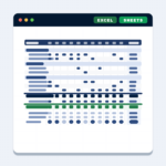graphic representing the 13 week cash flow template