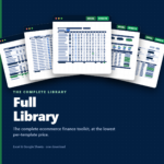 Full Library of the Merchant Sheets ecommerce finance templates