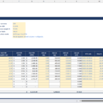 screenshot of the merchant sheets landed cost calculator template