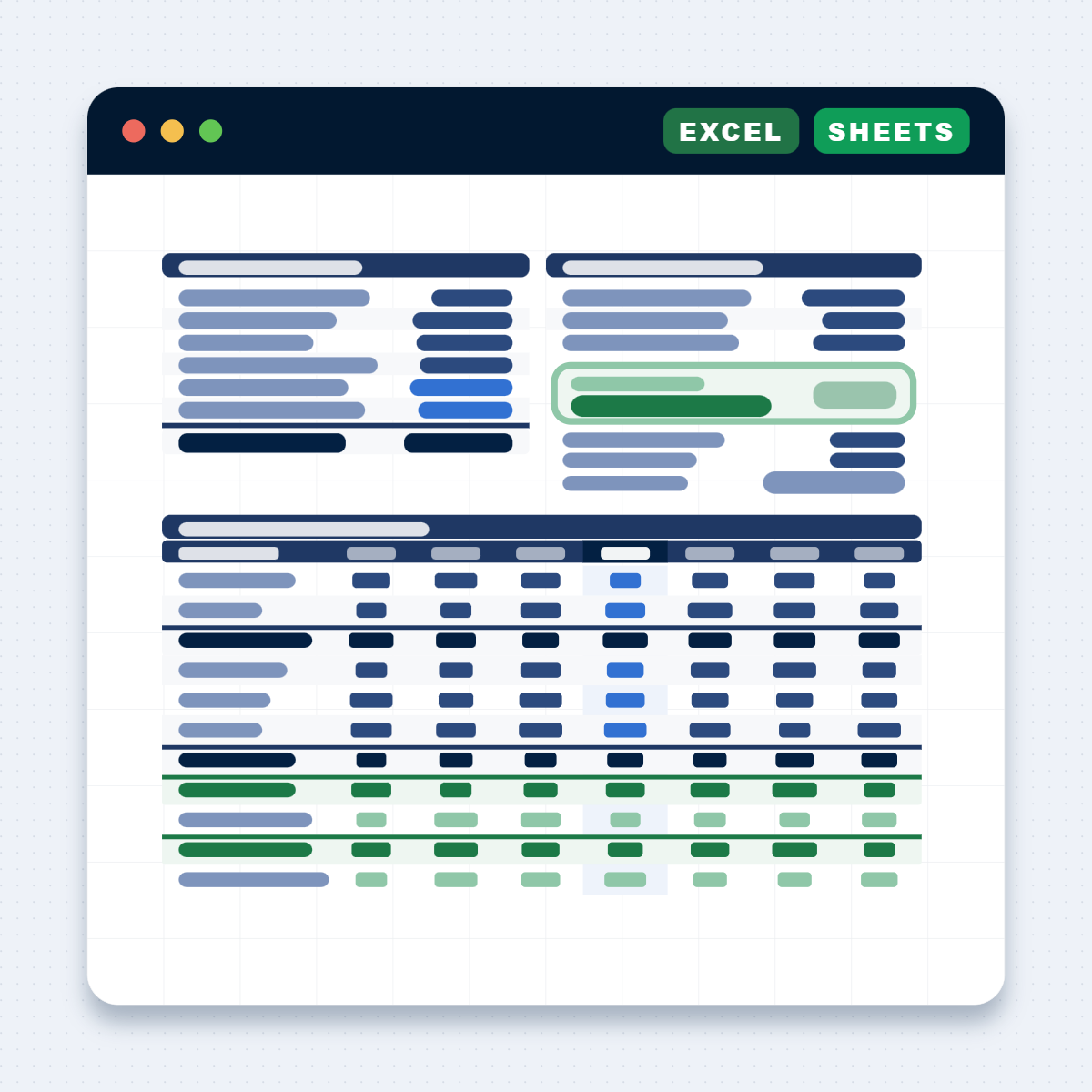 graphic representation of the merchant sheets product pricing calculator template