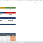screenshot of the Merchant Sheets reorder point calculator